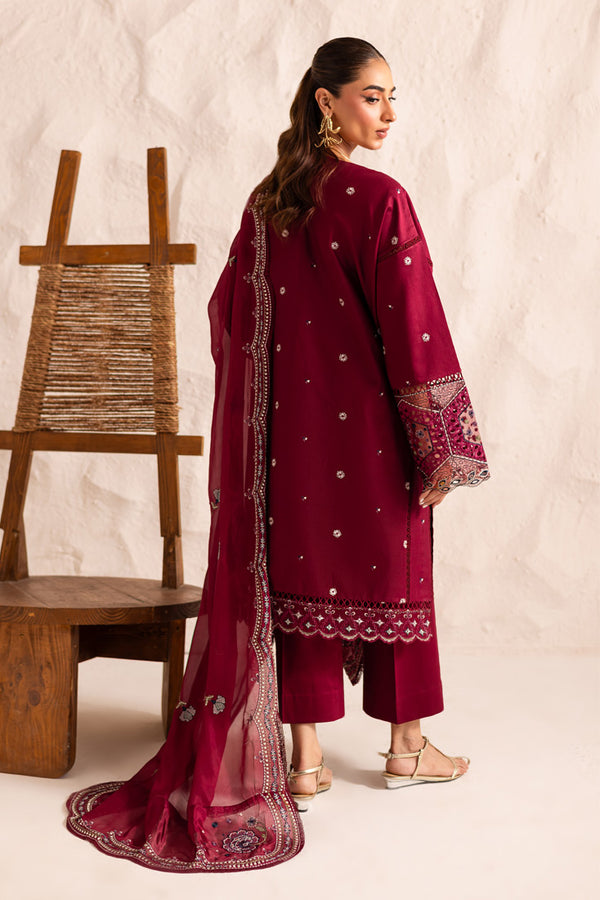 Marjjan | Guzel Lawn | SMC 204-B (Maroon) - by Libasekhas UK - Registered Vendor of : Marjjan - 100% Original Designer Dress