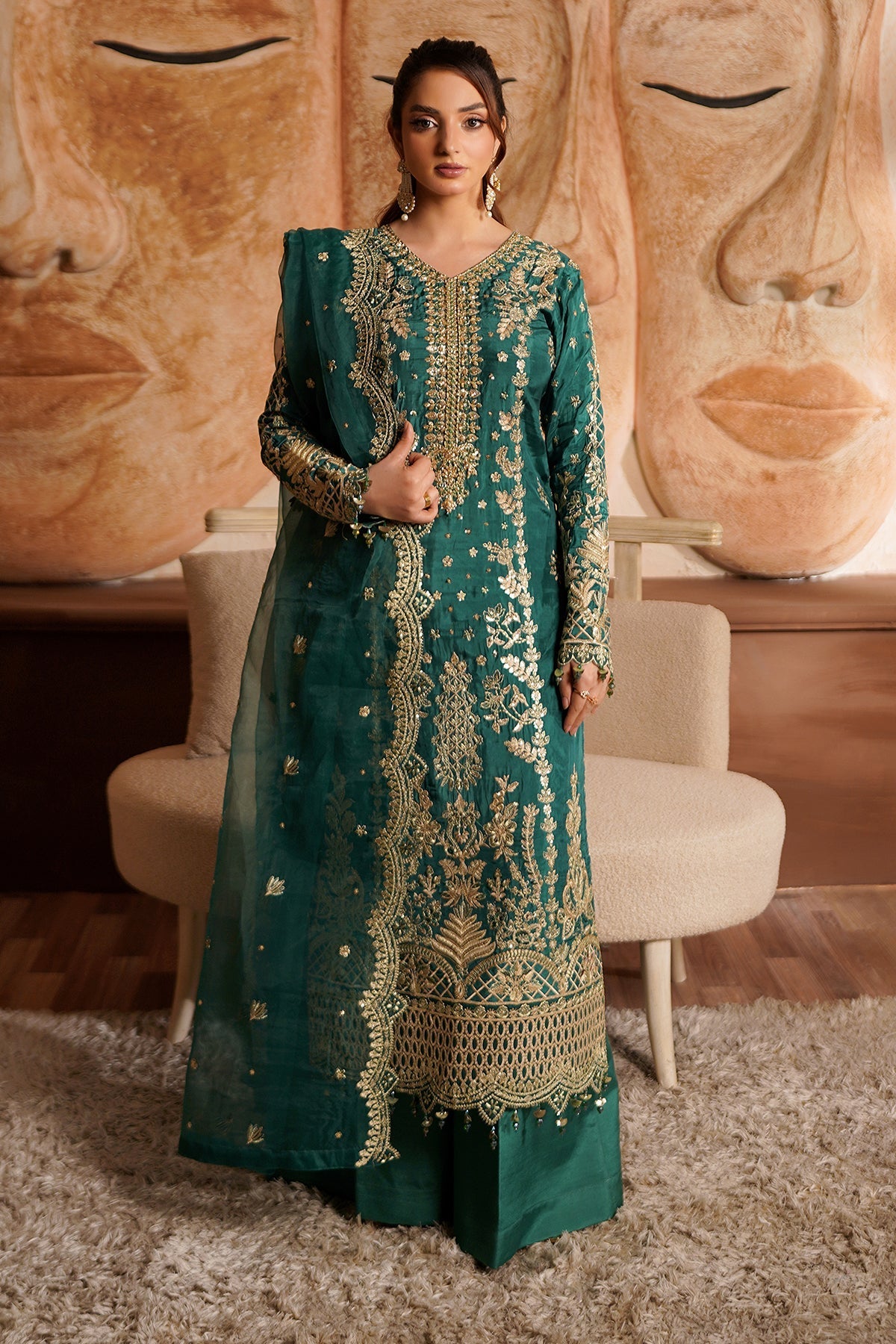 Maryams | Bekhudi Formals | Meherbano B-2002 - by Libasekhas UK - Registered Vendor of : Maryams - 100% Original Designer Dress