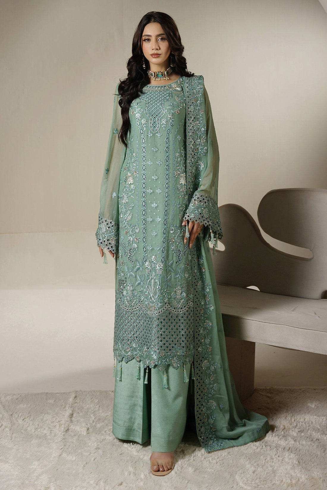 Maryams | Aarzu Formals | A-12008 - by Libasekhas UK - Registered Vendor of : Maryams - 100% Original Designer Dress