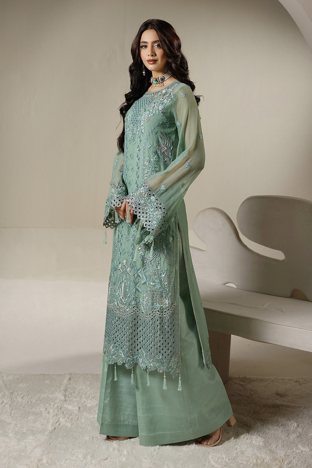 Maryams | Aarzu Formals | A-12008 - by Libasekhas UK - Registered Vendor of : Maryams - 100% Original Designer Dress