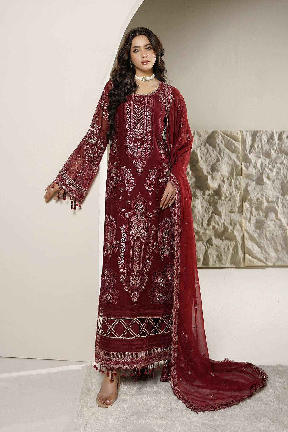 Maryams | Aarzu Formals | A-12001 - by Libasekhas UK - Registered Vendor of : Maryams - 100% Original Designer Dress