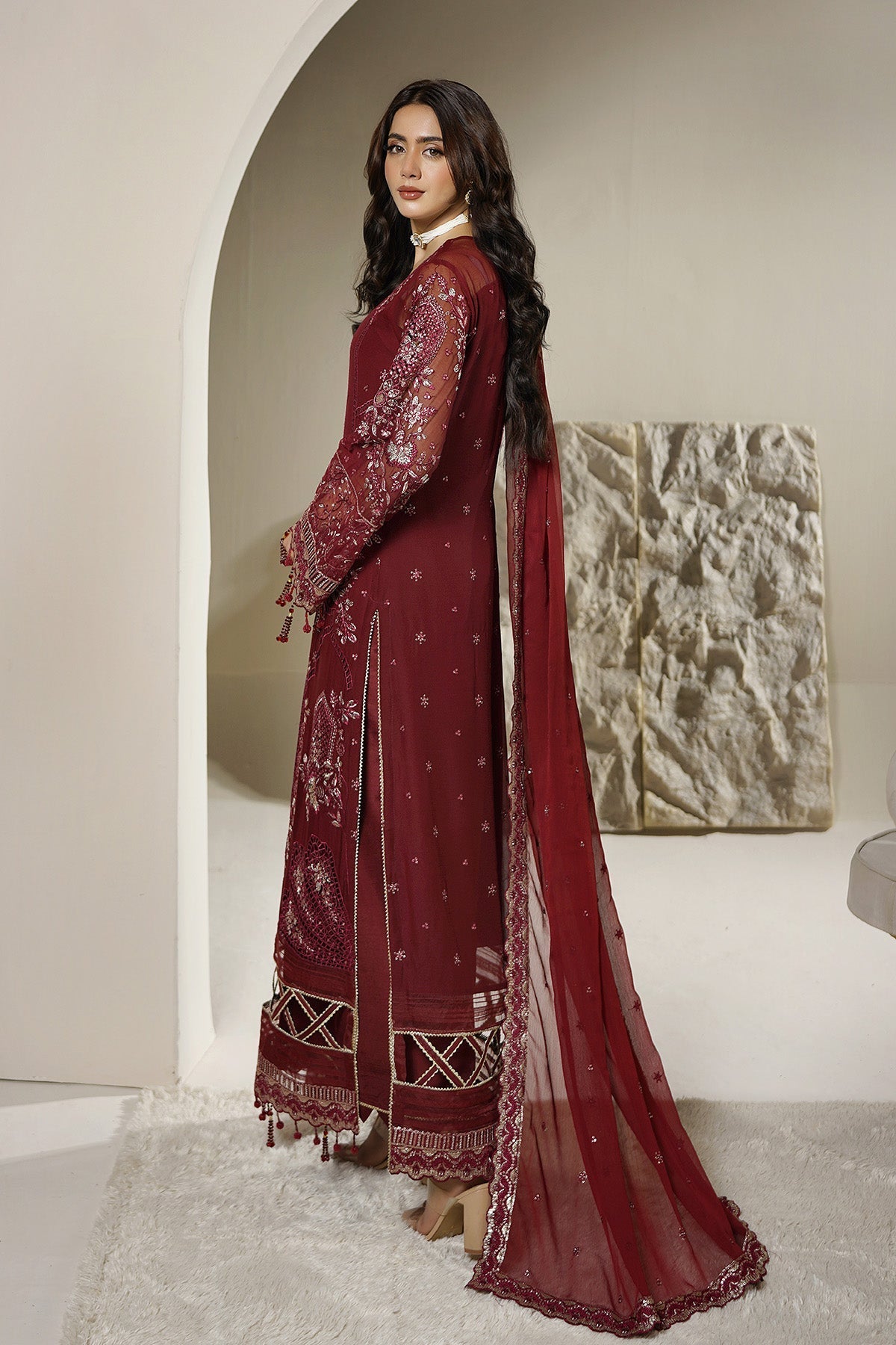 Maryams | Aarzu Formals | A-12001 - by Libasekhas UK - Registered Vendor of : Maryams - 100% Original Designer Dress
