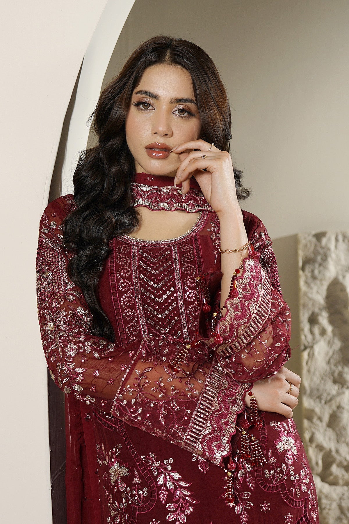 Maryams | Aarzu Formals | A-12001 - by Libasekhas UK - Registered Vendor of : Maryams - 100% Original Designer Dress