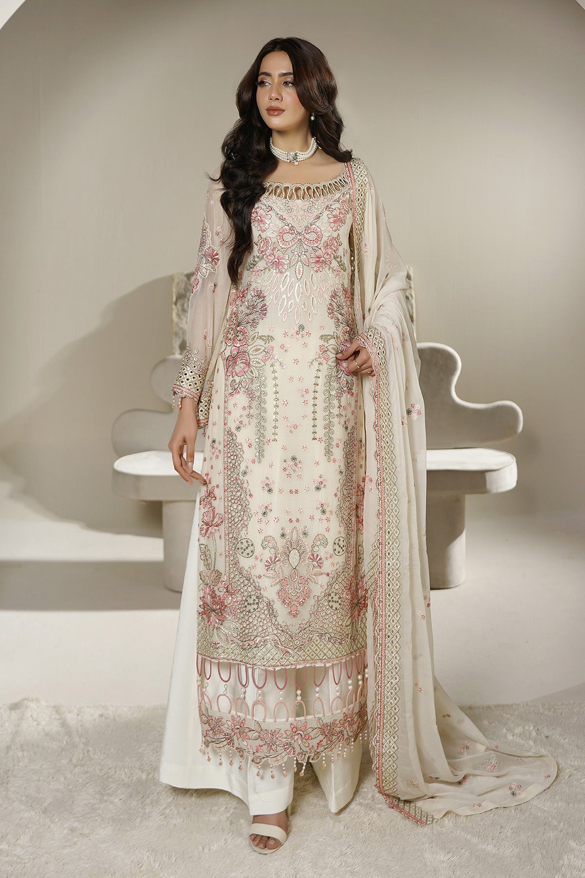 Maryams | Aarzu Formals | A-12006 - by Libasekhas UK - Registered Vendor of : Maryams - 100% Original Designer Dress