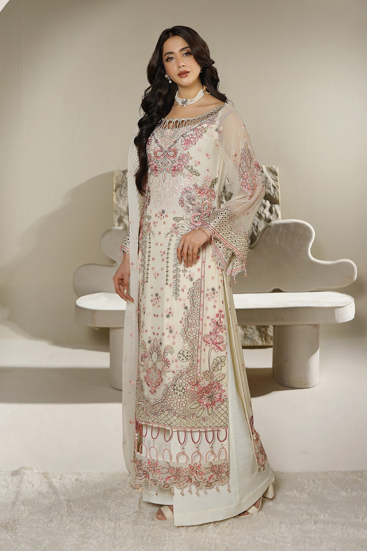 Maryams | Aarzu Formals | A-12006 - by Libasekhas UK - Registered Vendor of : Maryams - 100% Original Designer Dress