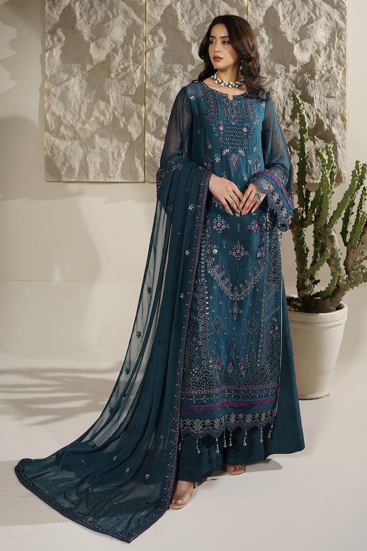 Maryams | Aarzu Formals | A-12003 - by Libasekhas UK - Registered Vendor of : Maryams - 100% Original Designer Dress