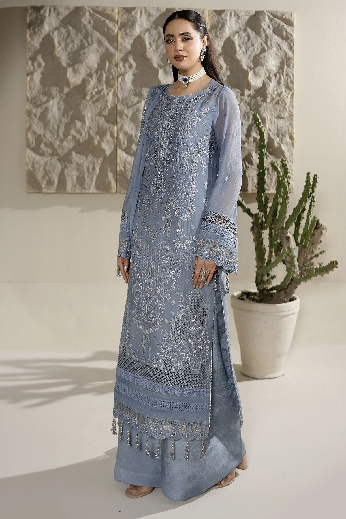 Maryams | Aarzu Formals | A-12005 - by Libasekhas UK - Registered Vendor of : Maryams - 100% Original Designer Dress