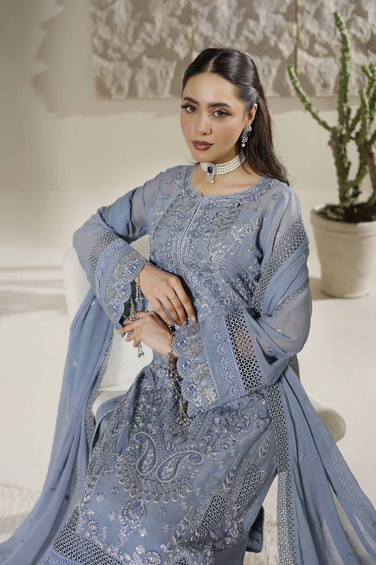 Maryams | Aarzu Formals | A-12005 - by Libasekhas UK - Registered Vendor of : Maryams - 100% Original Designer Dress
