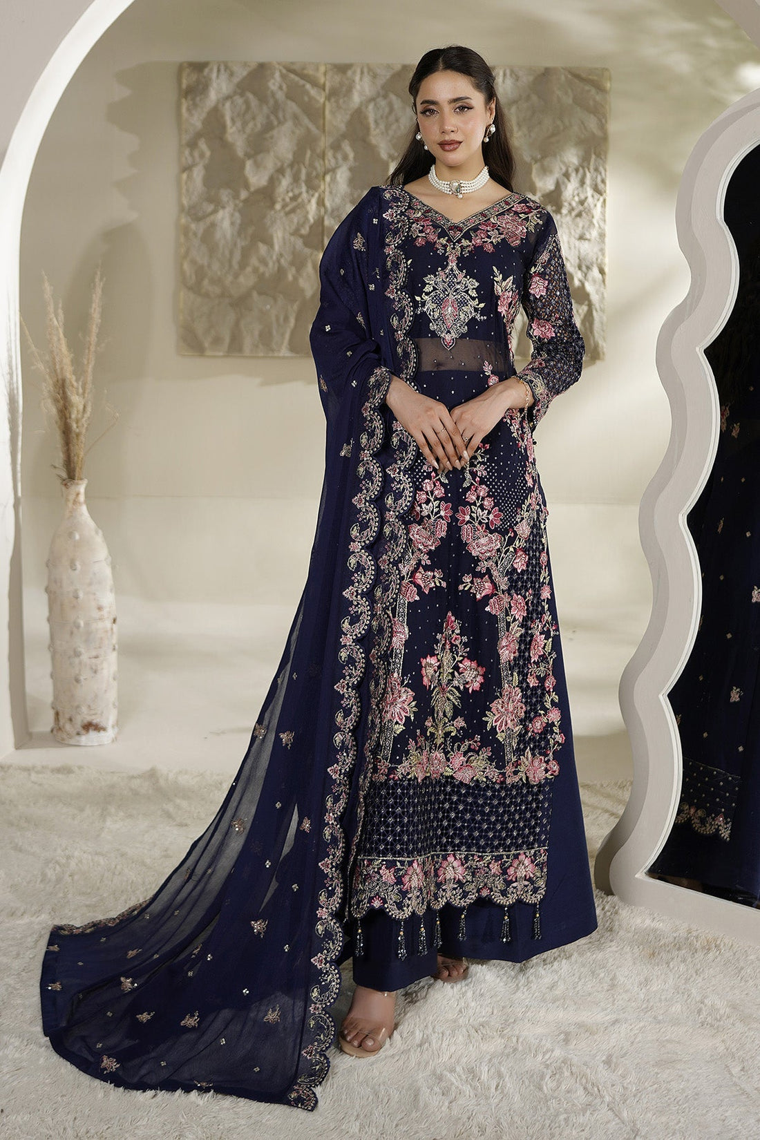 Maryams | Aarzu Formals | A-12007 - by Libasekhas UK - Registered Vendor of : Maryams - 100% Original Designer Dress