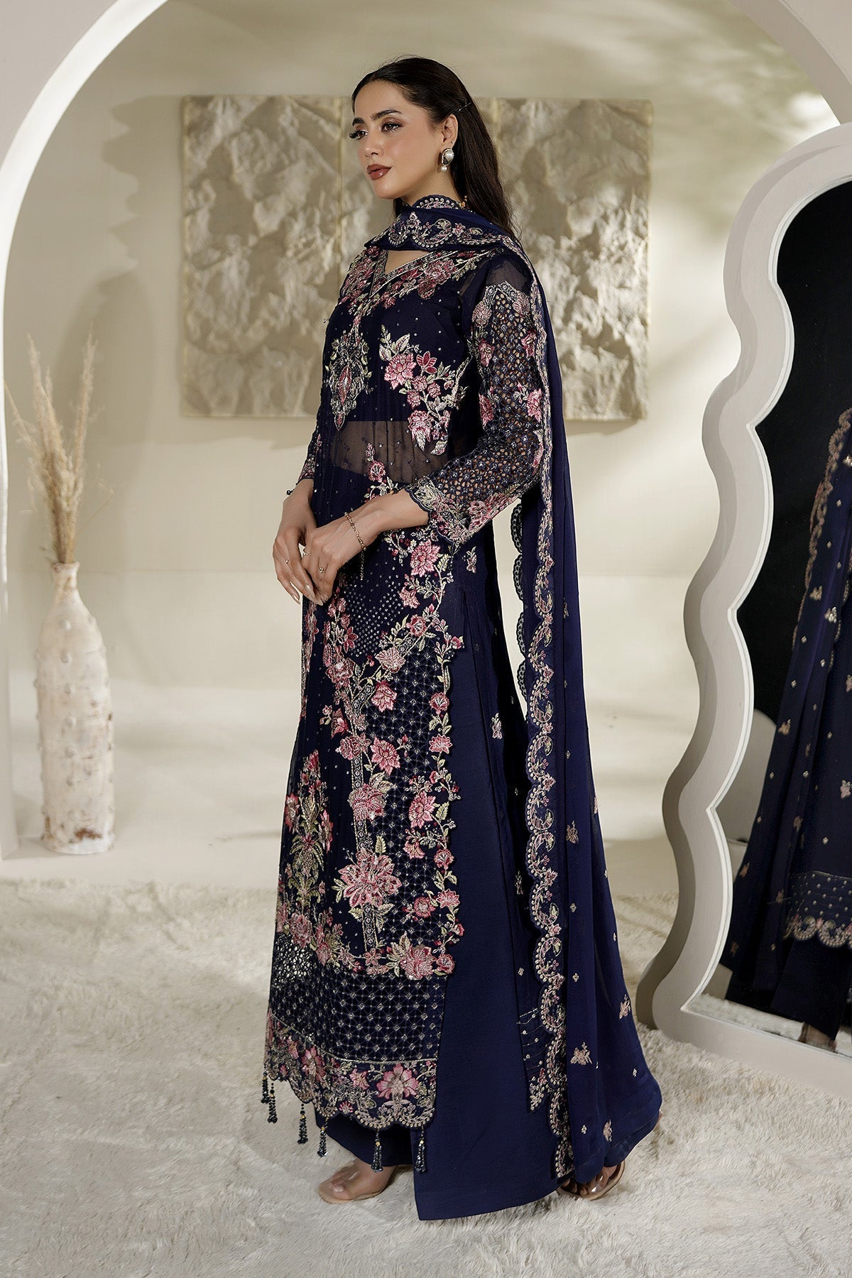 Maryams | Aarzu Formals | A-12007 - by Libasekhas UK - Registered Vendor of : Maryams - 100% Original Designer Dress
