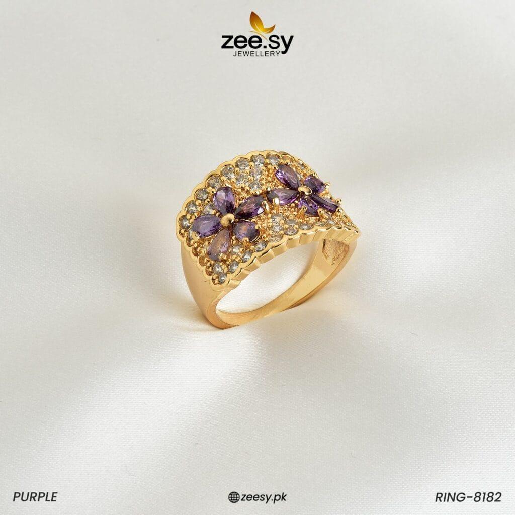 Ring-8182 - by - Libasekhas UK - Registered Vendor of : Zeesy - 100% Original Designer Dresss