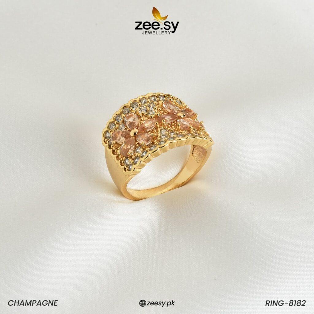 Ring-8182 - by - Libasekhas UK - Registered Vendor of : Zeesy - 100% Original Designer Dresss