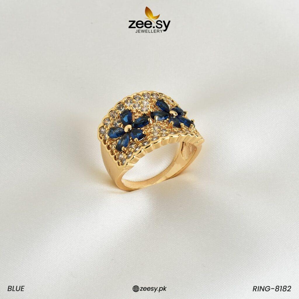 Ring-8182 - by - Libasekhas UK - Registered Vendor of : Zeesy - 100% Original Designer Dresss