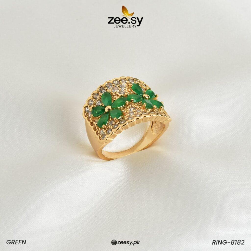Ring-8182 - by - Libasekhas UK - Registered Vendor of : Zeesy - 100% Original Designer Dresss