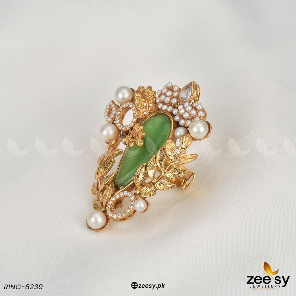 Ring-8239 - by - Libasekhas UK - Registered Vendor of : Zeesy - 100% Original Designer Dresss