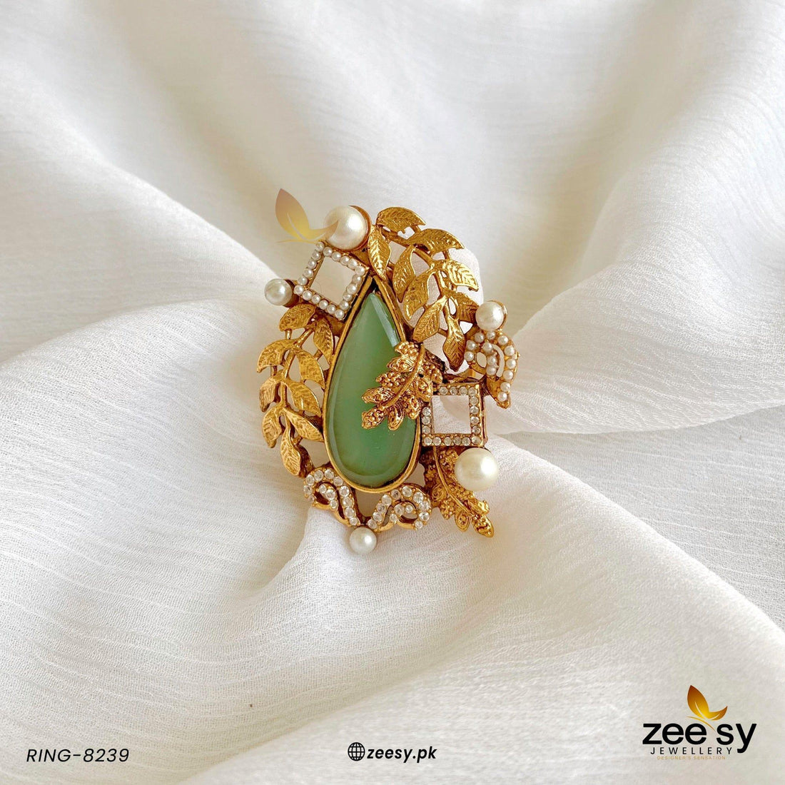 Ring-8239 - by - Libasekhas UK - Registered Vendor of : Zeesy - 100% Original Designer Dresss