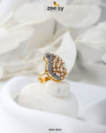 Baguette Cluster Ring-8244 - by - Libasekhas UK - Registered Vendor of : Zeesy - 100% Original Designer Dresss