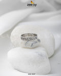 Maze Pattern Ring-8247 - by - Libasekhas UK - Registered Vendor of : Zeesy - 100% Original Designer Dresss