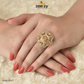 Ring-8257 - by - Libasekhas UK - Registered Vendor of : Zeesy - 100% Original Designer Dresss