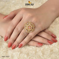Ring-8257 - by - Libasekhas UK - Registered Vendor of : Zeesy - 100% Original Designer Dresss