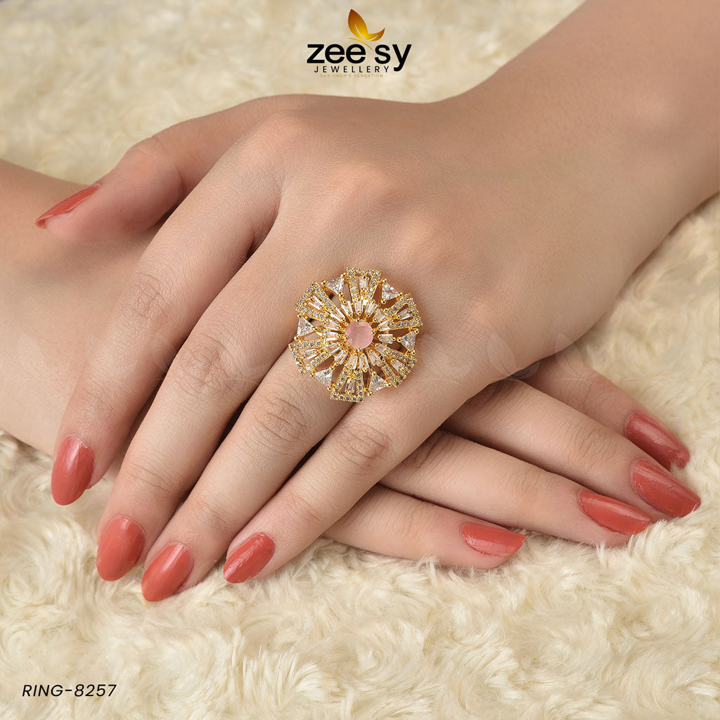 Ring-8257 - by - Libasekhas UK - Registered Vendor of : Zeesy - 100% Original Designer Dresss