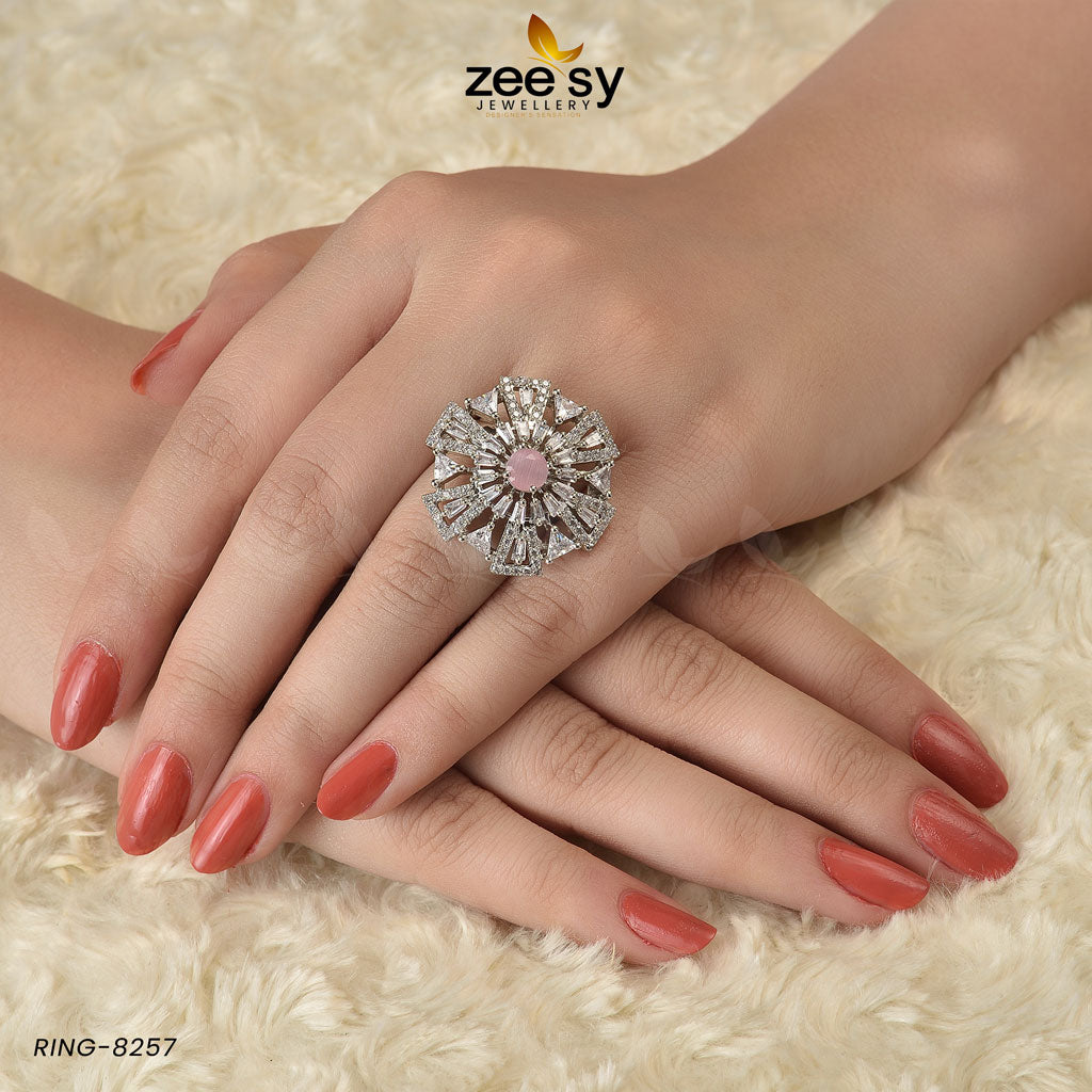 Ring-8257 - by - Libasekhas UK - Registered Vendor of : Zeesy - 100% Original Designer Dresss