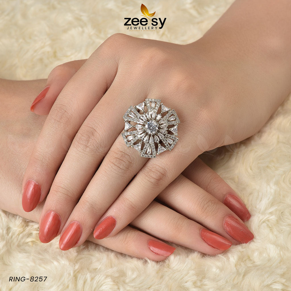 Ring-8257 - by - Libasekhas UK - Registered Vendor of : Zeesy - 100% Original Designer Dresss