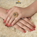 Ring-8260 - by - Libasekhas UK - Registered Vendor of : Zeesy - 100% Original Designer Dresss