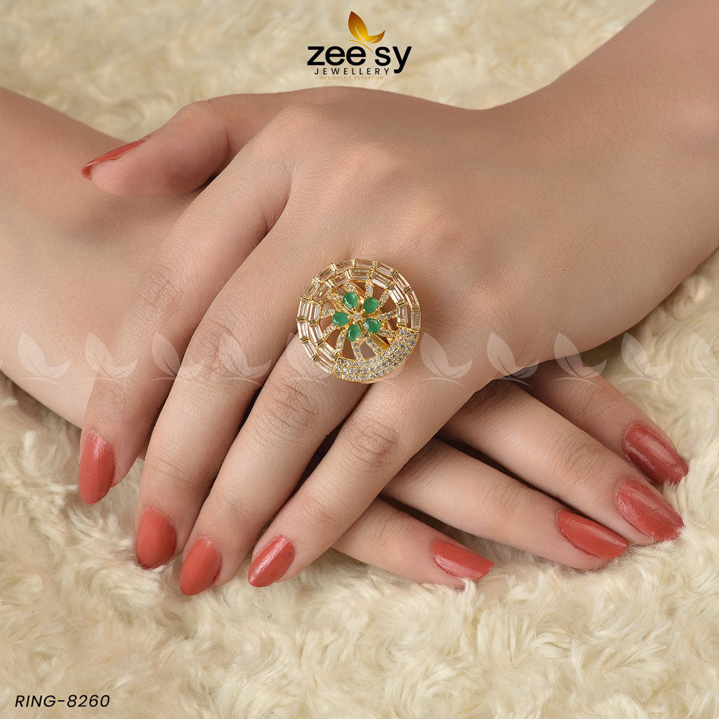 Ring-8260 - by - Libasekhas UK - Registered Vendor of : Zeesy - 100% Original Designer Dresss
