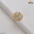 Cubic Ring-8272 - by - Libasekhas UK - Registered Vendor of : Zeesy - 100% Original Designer Dresss