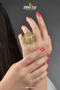 Rhinestone Ring-8276 - by - Libasekhas UK - Registered Vendor of : Zeesy - 100% Original Designer Dresss