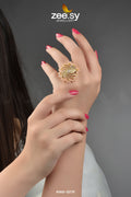 Rhinestone Ring-8276 - by - Libasekhas UK - Registered Vendor of : Zeesy - 100% Original Designer Dresss