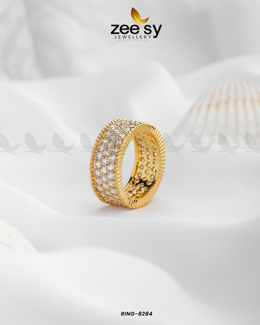 Ring-8284 - by - Libasekhas UK - Registered Vendor of : Zeesy - 100% Original Designer Dresss