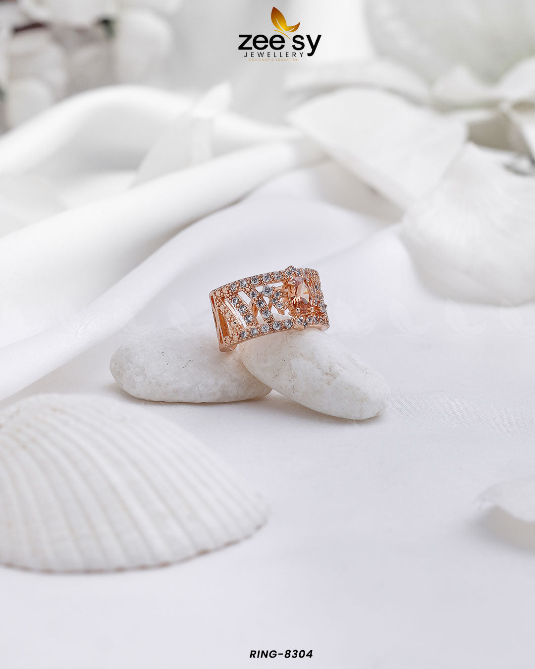 Ring-8304 - by - Libasekhas UK - Registered Vendor of : Zeesy - 100% Original Designer Dresss
