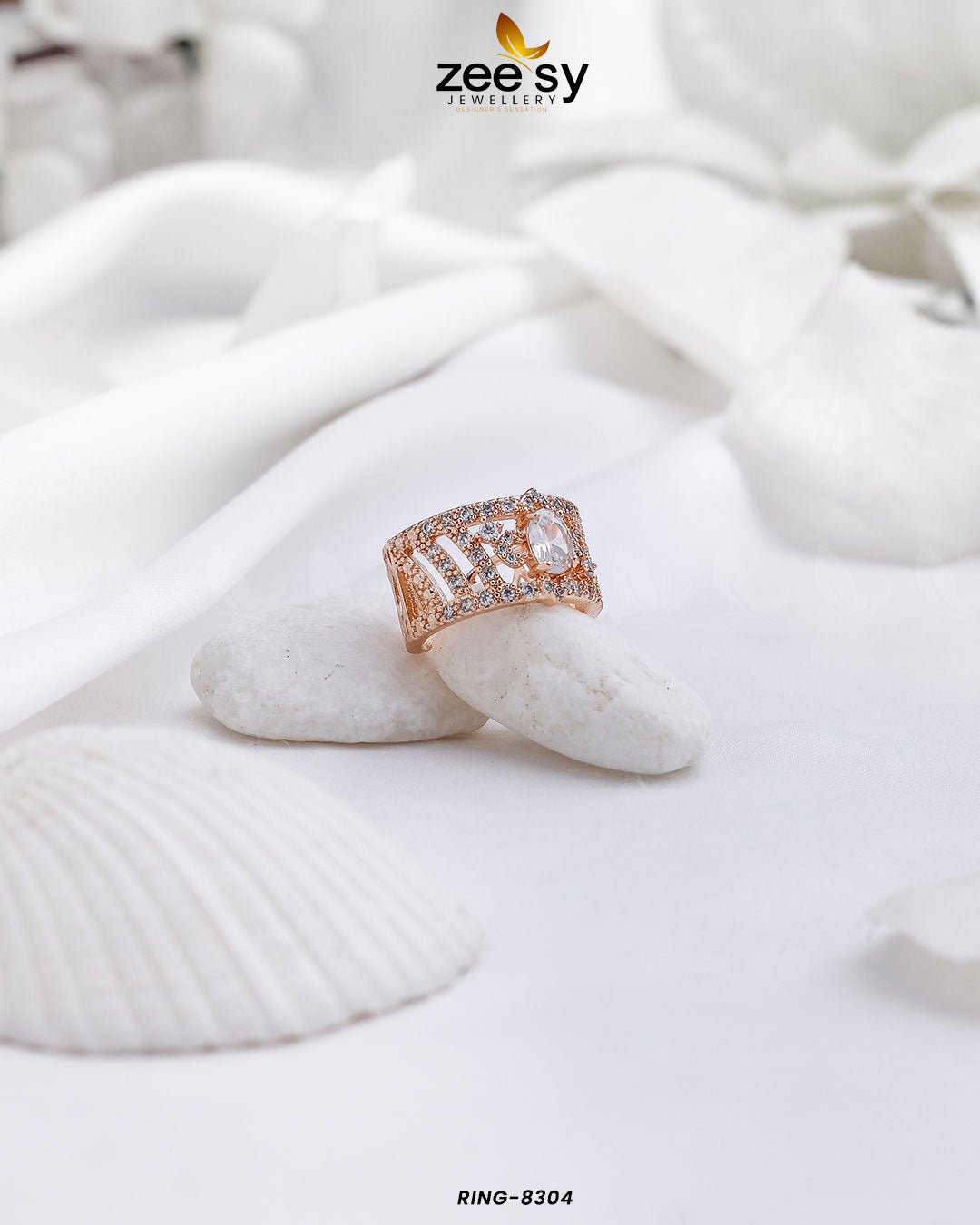 Ring-8304 - by - Libasekhas UK - Registered Vendor of : Zeesy - 100% Original Designer Dresss