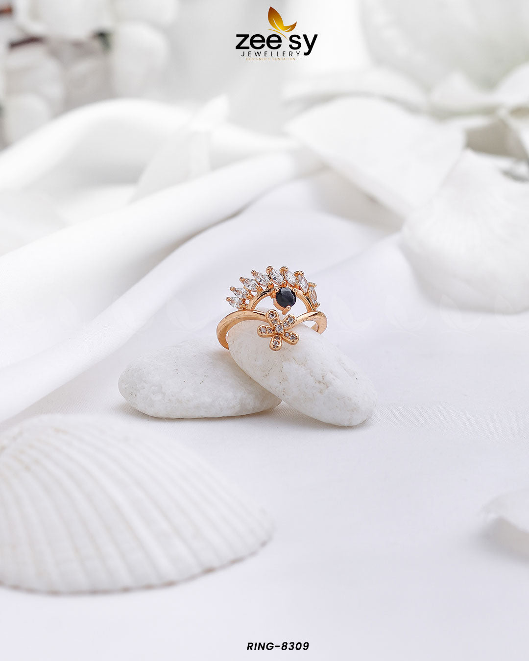 Ring-8309 - by - Libasekhas UK - Registered Vendor of : Zeesy - 100% Original Designer Dresss