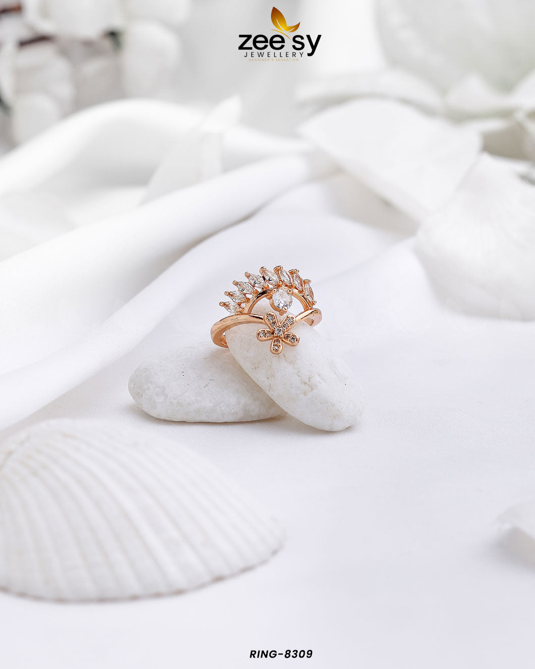 Ring-8309 - by - Libasekhas UK - Registered Vendor of : Zeesy - 100% Original Designer Dresss
