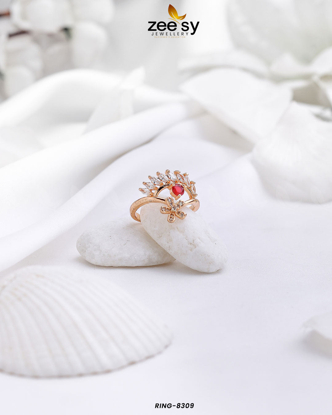 Ring-8309 - by - Libasekhas UK - Registered Vendor of : Zeesy - 100% Original Designer Dresss