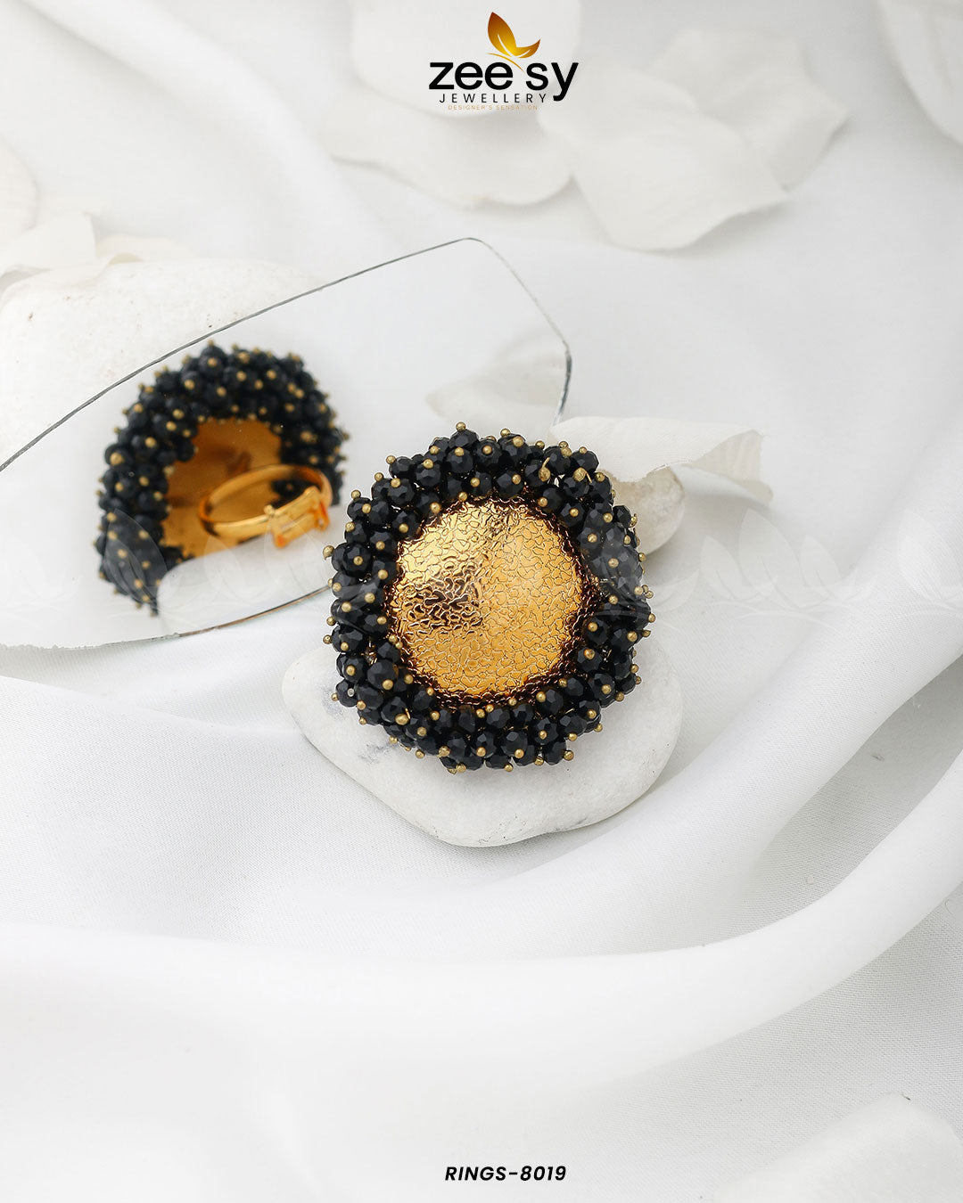 Rings-8019 - by - Libasekhas UK - Registered Vendor of : Zeesy - 100% Original Designer Dresss