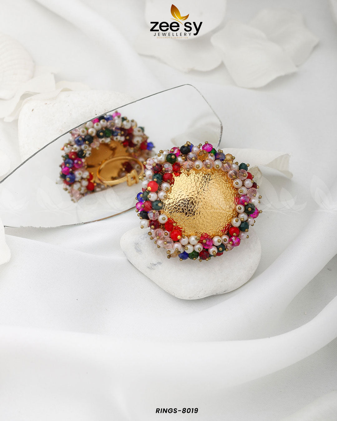 Rings-8019 - by - Libasekhas UK - Registered Vendor of : Zeesy - 100% Original Designer Dresss