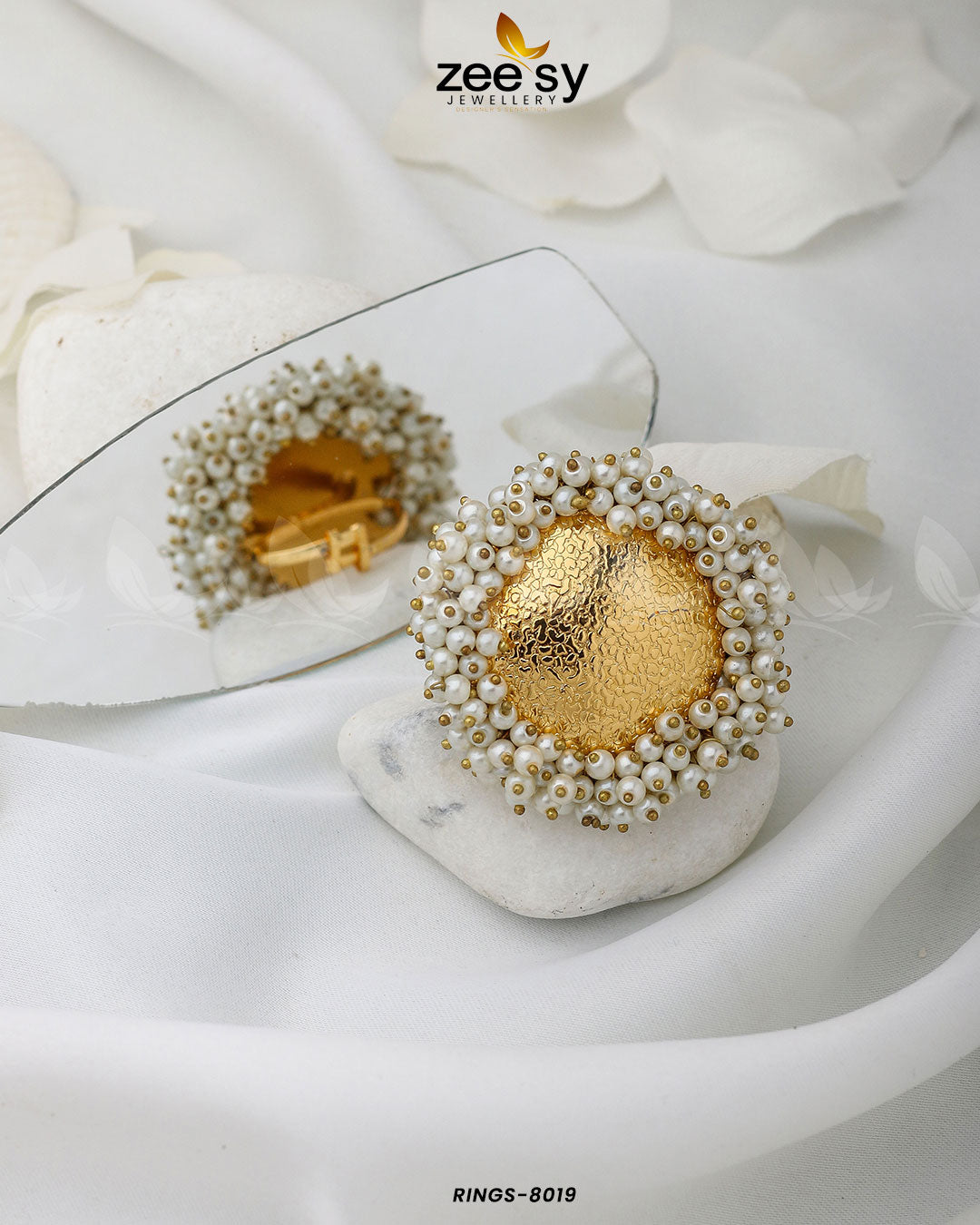 Rings-8019 - by - Libasekhas UK - Registered Vendor of : Zeesy - 100% Original Designer Dresss