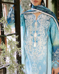 Roheenaz | Flora Printed Lawn | Azure - by - Libasekhas UK - Registered Vendor of : Roheenaz - 100% Original Designer Dresss