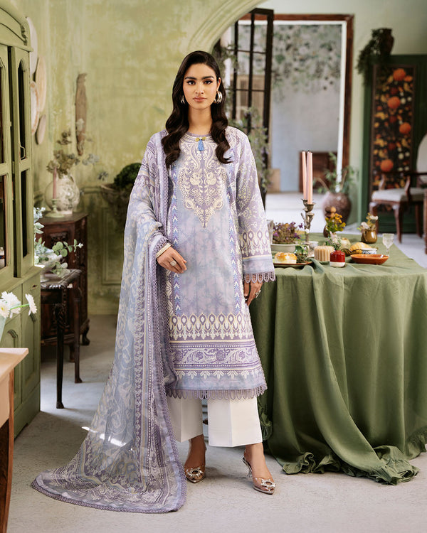 Roheenaz | Flora Printed Lawn | Lumina - by - Libasekhas UK - Registered Vendor of : Roheenaz - 100% Original Designer Dresss