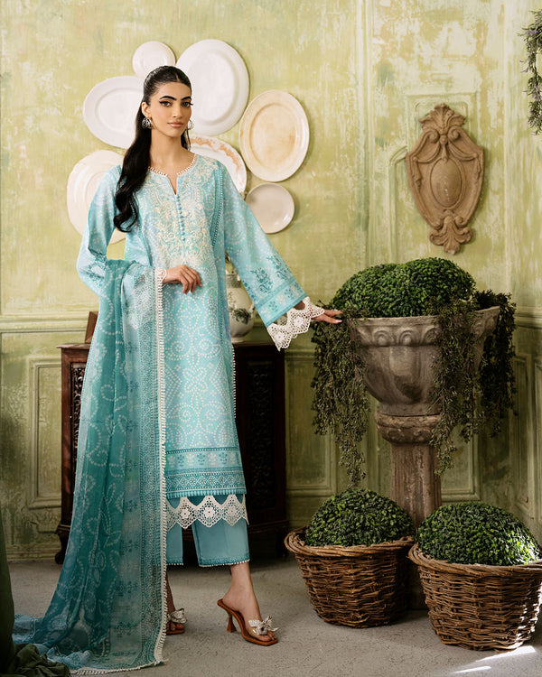Roheenaz | Flora Printed Lawn | Mirage - by - Libasekhas UK - Registered Vendor of : Roheenaz - 100% Original Designer Dresss