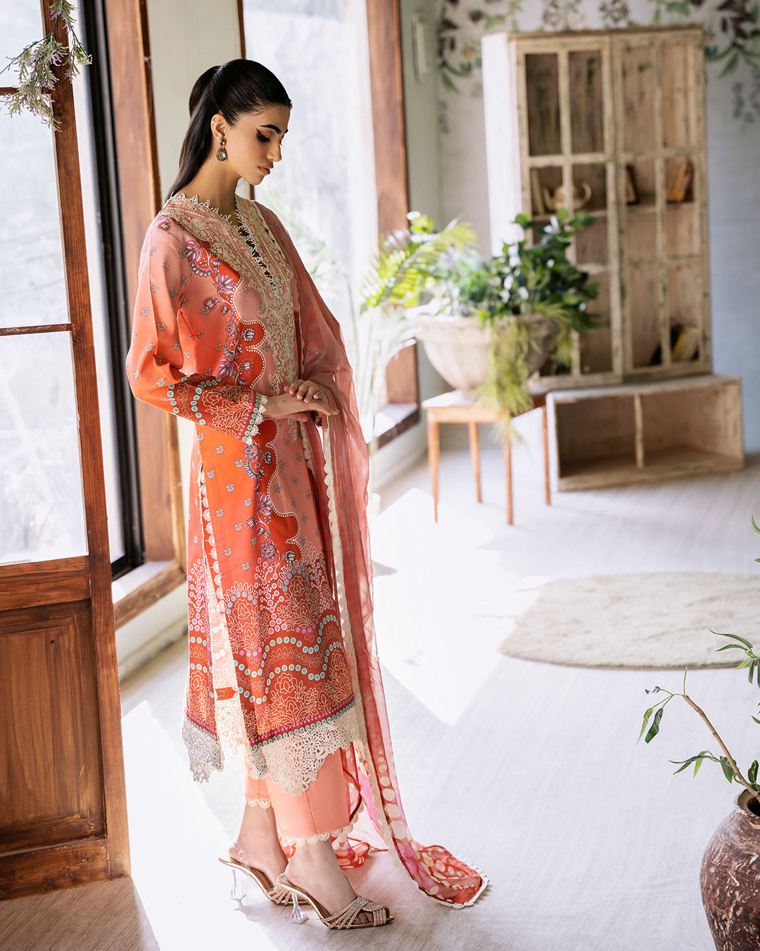 Roheenaz | Flora Printed Lawn | Serenade - by - Libasekhas UK - Registered Vendor of : Roheenaz - 100% Original Designer Dresss
