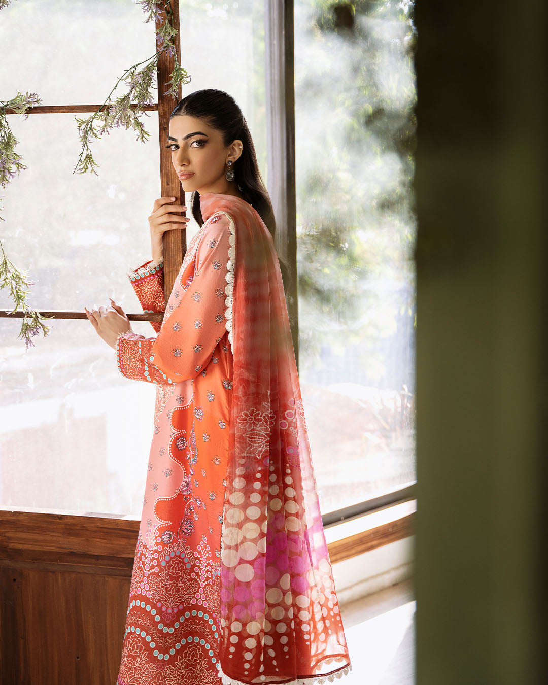 Roheenaz | Flora Printed Lawn | Serenade - by - Libasekhas UK - Registered Vendor of : Roheenaz - 100% Original Designer Dresss