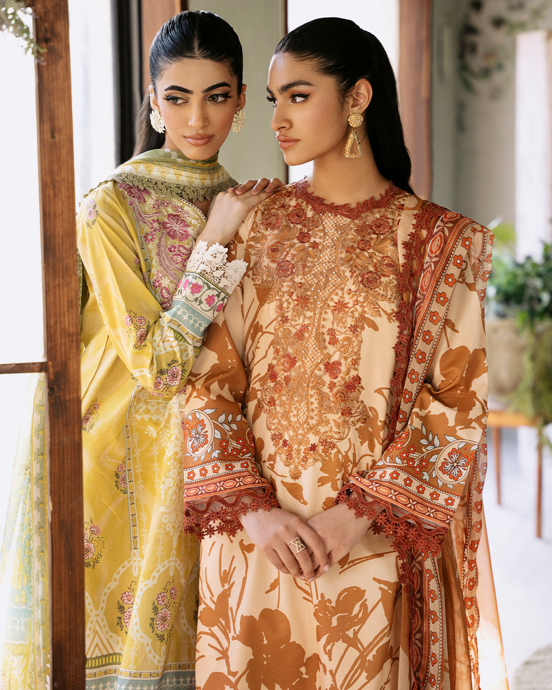 Roheenaz | Flora Printed Lawn | Harmonia - by - Libasekhas UK - Registered Vendor of : Roheenaz - 100% Original Designer Dresss