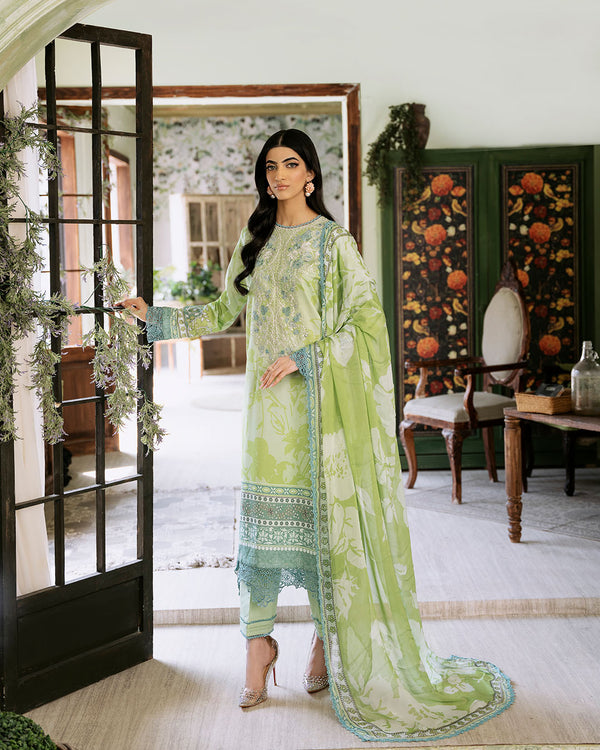 Roheenaz | Flora Printed Lawn | Euphoria - by - Libasekhas UK - Registered Vendor of : Roheenaz - 100% Original Designer Dresss