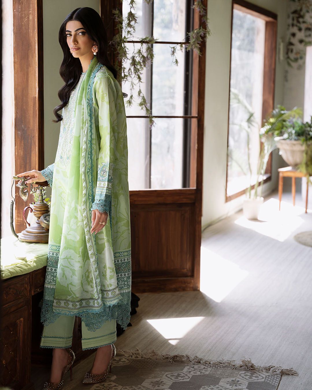 Roheenaz | Flora Printed Lawn | Euphoria - by - Libasekhas UK - Registered Vendor of : Roheenaz - 100% Original Designer Dresss