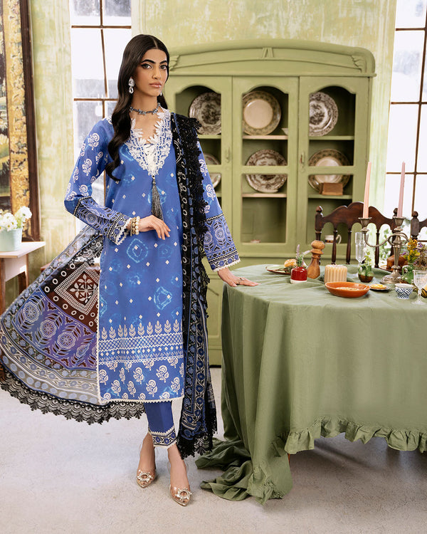 Roheenaz | Flora Printed Lawn | Ember - by - Libasekhas UK - Registered Vendor of : Roheenaz - 100% Original Designer Dresss